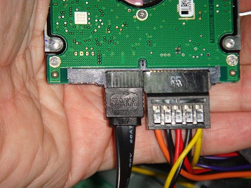 Conexiones del disco duro SATA